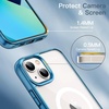 image:imageJETech Magnetic Case for iPhone 13 Clear  Compatible with MagSafe Shockproof Phone Bumper Cover Scratch Resistant Clear BackNavy