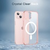image:imageJETech Magnetic Case for iPhone 13 Clear  Compatible with MagSafe Shockproof Phone Bumper Cover Scratch Resistant Clear BackPink