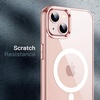 image:imageJETech Magnetic Case for iPhone 13 Clear  Compatible with MagSafe Shockproof Phone Bumper Cover Scratch Resistant Clear BackPink