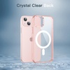 image:imageJETech Magnetic Case for iPhone 13 Clear  Compatible with MagSafe Shockproof Phone Bumper Cover Scratch Resistant Clear BackPink