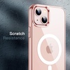 image:imageJETech Magnetic Case for iPhone 13 Clear  Compatible with MagSafe Shockproof Phone Bumper Cover Scratch Resistant Clear BackPink