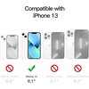 image:imageJETech Magnetic Case for iPhone 13 Clear  Compatible with MagSafe Shockproof Phone Bumper Cover Scratch Resistant Clear BackRose Gold