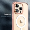 image:imageJETech Magnetic Case for iPhone 13 Clear  Compatible with MagSafe Shockproof Phone Bumper Cover Scratch Resistant Clear BackRose Gold