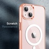 image:imageJETech Magnetic Case for iPhone 13 Clear  Compatible with MagSafe Shockproof Phone Bumper Cover Scratch Resistant Clear BackRose Gold