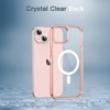 image:imageJETech Magnetic Case for iPhone 13 Clear  Compatible with MagSafe Shockproof Phone Bumper Cover Scratch Resistant Clear BackRose Gold
