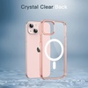 image:imageJETech Magnetic Case for iPhone 13 Clear  Compatible with MagSafe Shockproof Phone Bumper Cover Scratch Resistant Clear BackRose Gold