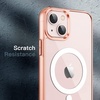 image:imageJETech Magnetic Case for iPhone 13 Clear  Compatible with MagSafe Shockproof Phone Bumper Cover Scratch Resistant Clear BackRose Gold