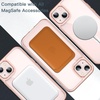image:imageJETech Magnetic Case for iPhone 13 Clear  Compatible with MagSafe Shockproof Phone Bumper Cover Scratch Resistant Clear BackRose Gold