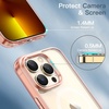 image:imageJETech Magnetic Case for iPhone 13 Clear  Compatible with MagSafe Shockproof Phone Bumper Cover Scratch Resistant Clear BackRose Gold