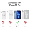 image:imageJETech Magnetic Case for iPhone 13 Clear  Compatible with MagSafe Shockproof Phone Bumper Cover Scratch Resistant Clear BackSierra Blue