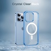 image:imageJETech Magnetic Case for iPhone 13 Clear  Compatible with MagSafe Shockproof Phone Bumper Cover Scratch Resistant Clear BackSierra Blue