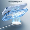 image:imageJETech Magnetic Case for iPhone 13 Clear  Compatible with MagSafe Shockproof Phone Bumper Cover Scratch Resistant Clear BackSierra Blue
