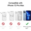image:imageJETech Magnetic Case for iPhone 13 Clear  Compatible with MagSafe Shockproof Phone Bumper Cover Scratch Resistant Clear BackSierra Blue