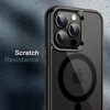 image:imageJETech Magnetic Case for iPhone 14 Clear  Compatible with MagSafe Shockproof Phone Bumper Cover Scratch Resistant Clear BackBlack
