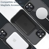 image:imageJETech Magnetic Case for iPhone 14 Clear  Compatible with MagSafe Shockproof Phone Bumper Cover Scratch Resistant Clear BackBlack