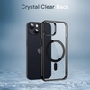 image:imageJETech Magnetic Case for iPhone 14 Clear  Compatible with MagSafe Shockproof Phone Bumper Cover Scratch Resistant Clear BackBlack