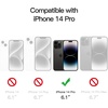 image:imageJETech Magnetic Case for iPhone 14 Clear  Compatible with MagSafe Shockproof Phone Bumper Cover Scratch Resistant Clear BackBlack