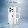 image:imageJETech Magnetic Case for iPhone 14 Clear  Compatible with MagSafe Shockproof Phone Bumper Cover Scratch Resistant Clear BackClear