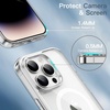 image:imageJETech Magnetic Case for iPhone 14 Clear  Compatible with MagSafe Shockproof Phone Bumper Cover Scratch Resistant Clear BackClear
