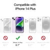 image:imageJETech Magnetic Case for iPhone 14 Clear  Compatible with MagSafe Shockproof Phone Bumper Cover Scratch Resistant Clear BackDeep Purple