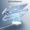 image:imageJETech Magnetic Case for iPhone 14 Clear  Compatible with MagSafe Shockproof Phone Bumper Cover Scratch Resistant Clear BackSierra Blue