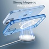 image:imageJETech Magnetic Case for iPhone 14 Clear  Compatible with MagSafe Shockproof Phone Bumper Cover Scratch Resistant Clear BackSierra Blue