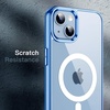 image:imageJETech Magnetic Case for iPhone 14 Clear  Compatible with MagSafe Shockproof Phone Bumper Cover Scratch Resistant Clear BackSierra Blue