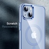 image:imageJETech Magnetic Case for iPhone 14 Clear  Compatible with MagSafe Shockproof Phone Bumper Cover Scratch Resistant Clear BackSierra Blue