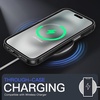 image:imageJETech Magnetic Case for iPhone 15 Clear  Compatible with MagSafe Shockproof Phone Bumper Cover Scratch Resistant Clear BackBlack