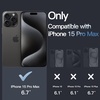 image:imageJETech Magnetic Case for iPhone 15 Clear  Compatible with MagSafe Shockproof Phone Bumper Cover Scratch Resistant Clear BackBlack