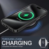 image:imageJETech Magnetic Case for iPhone 15 Clear  Compatible with MagSafe Shockproof Phone Bumper Cover Scratch Resistant Clear BackBlack