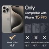 image:imageJETech Magnetic Case for iPhone 15 Clear  Compatible with MagSafe Shockproof Phone Bumper Cover Scratch Resistant Clear BackClear