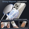 image:imageJETech Magnetic Case for iPhone 15 Clear  Compatible with MagSafe Shockproof Phone Bumper Cover Scratch Resistant Clear BackClear