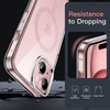 image:imageJETech Magnetic Case for iPhone 15 Clear  Compatible with MagSafe Shockproof Phone Bumper Cover Scratch Resistant Clear BackClearPink