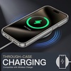 image:imageJETech Magnetic Case for iPhone 15 Clear  Compatible with MagSafe Shockproof Phone Bumper Cover Scratch Resistant Clear BackNatural Titanium