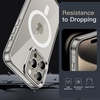 image:imageJETech Magnetic Case for iPhone 15 Clear  Compatible with MagSafe Shockproof Phone Bumper Cover Scratch Resistant Clear BackNatural Titanium