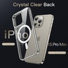 image:imageJETech Magnetic Case for iPhone 15 Clear  Compatible with MagSafe Shockproof Phone Bumper Cover Scratch Resistant Clear BackNatural Titanium