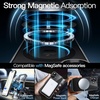 image:imageJETech Magnetic Case for iPhone 16 Clear  Compatible with MagSafe Shockproof Phone Bumper Cover Scratch Resistant Clear BackBlack