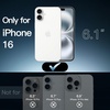 image:imageJETech Magnetic Case for iPhone 16 Clear  Compatible with MagSafe Shockproof Phone Bumper Cover Scratch Resistant Clear BackClear