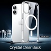 image:imageJETech Magnetic Case for iPhone 16 Clear  Compatible with MagSafe Shockproof Phone Bumper Cover Scratch Resistant Clear BackClear