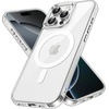 image:imageJETech Magnetic Case for iPhone 16 Clear  Compatible with MagSafe Shockproof Phone Bumper Cover Scratch Resistant Clear BackClear
