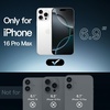 image:imageJETech Magnetic Case for iPhone 16 Clear  Compatible with MagSafe Shockproof Phone Bumper Cover Scratch Resistant Clear BackClear