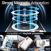 image:imageJETech Magnetic Case for iPhone 16 Clear  Compatible with MagSafe Shockproof Phone Bumper Cover Scratch Resistant Clear BackClear