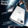 image:imageJETech Magnetic Case for iPhone 16 Clear  Compatible with MagSafe Shockproof Phone Bumper Cover Scratch Resistant Clear BackClear