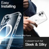 image:imageJETech Magnetic Case for iPhone 16 Clear  Compatible with MagSafe Shockproof Phone Bumper Cover Scratch Resistant Clear BackClear