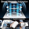 image:imageJETech Magnetic Case for iPhone 16 Clear  Compatible with MagSafe Shockproof Phone Bumper Cover Scratch Resistant Clear BackClear