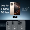 image:imageJETech Magnetic Case for iPhone 16 Clear  Compatible with MagSafe Shockproof Phone Bumper Cover Scratch Resistant Clear BackDesert