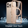 image:imageJETech Magnetic Case for iPhone 16 Clear  Compatible with MagSafe Shockproof Phone Bumper Cover Scratch Resistant Clear BackDesert