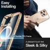 image:imageJETech Magnetic Case for iPhone 16 Clear  Compatible with MagSafe Shockproof Phone Bumper Cover Scratch Resistant Clear BackDesert