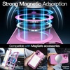 image:imageJETech Magnetic Case for iPhone 16 Clear  Compatible with MagSafe Shockproof Phone Bumper Cover Scratch Resistant Clear BackPink
